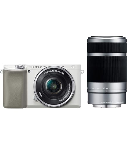 Amazon | Sony A6100 [Twin Lens Kit:16-50mm and 55-210mm